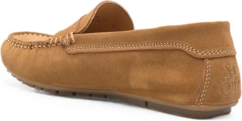 Marc O'Polo Suède loafers Bruin - Foto 2