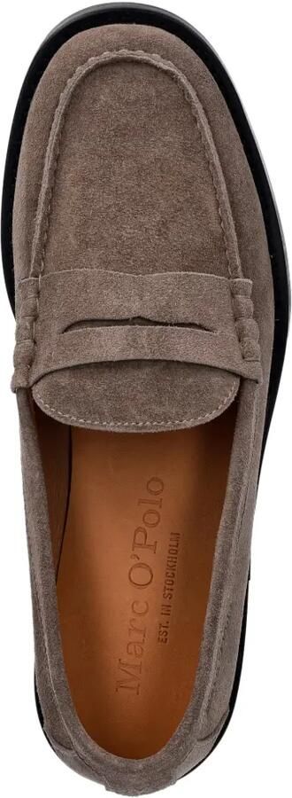 Marc O'Polo Suède loafers Bruin - Foto 3