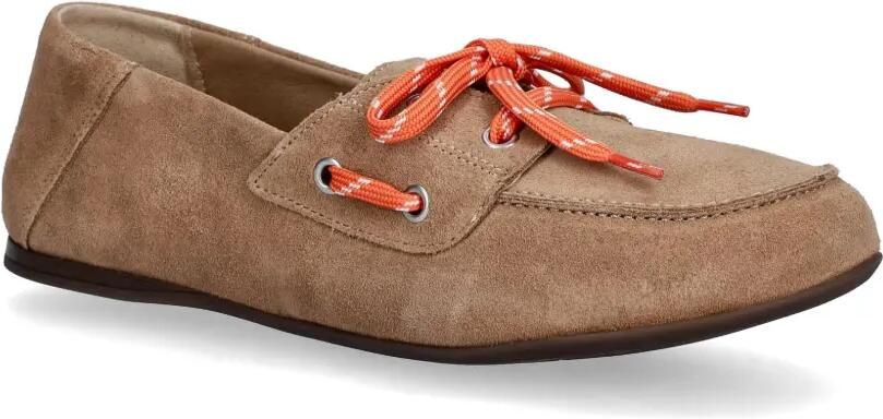 Marc O'Polo Suède loafers met veters Beige - Foto 3