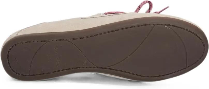 Marc O'Polo Suède loafers met veters Beige - Foto 4