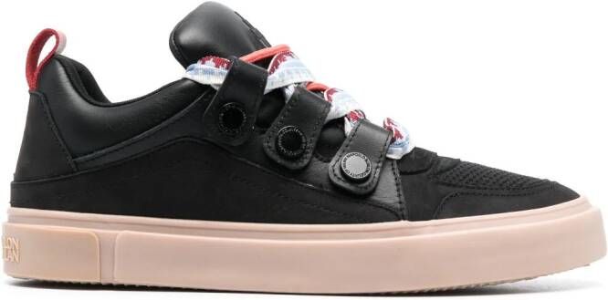 Marcelo Burlon County of Milan Leren sneakers Zwart