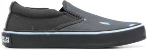 Marcelo Burlon County of Milan Slip-on sneakers Zwart