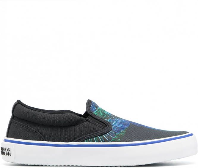 Marcelo Burlon County of Milan Sneakers met vleugelprint Zwart