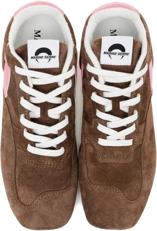 Marine Serre Ms Rise III sneakers Bruin - Foto 3