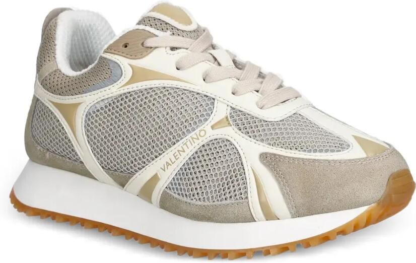 MARIO VALENTINO Sneakers met mesh vlakken Beige - Foto 3
