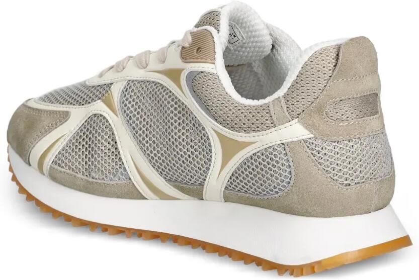 MARIO VALENTINO Sneakers met mesh vlakken Beige - Foto 2
