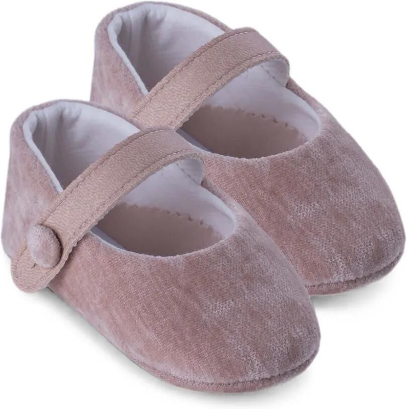 MARLU' couture Ballerina's met ronde neus Roze
