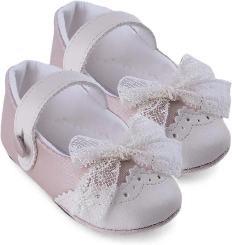 MARLU' couture Ballerina's met strikdetail Roze