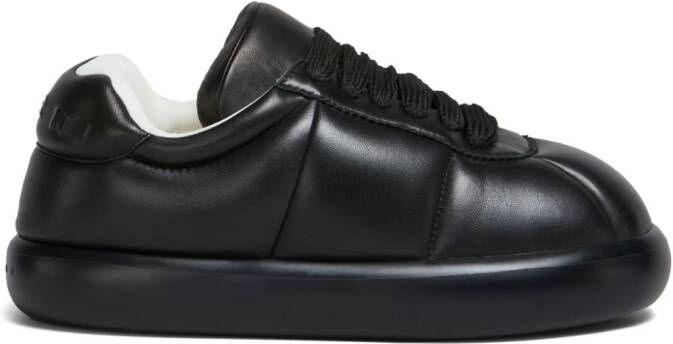 Marni BigFoot 2.0 gewatteerde leren sneakers Zwart