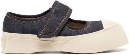 Marni denim Mary Jane sneakers Beige