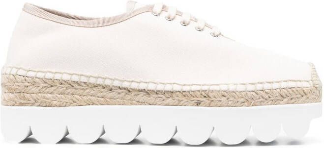 Marni Espadrilles met veters Beige