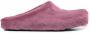 Marni Fussbett Sabot slippers met kalfshaar Paars - Thumbnail 1