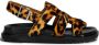 Marni Gladiator sandalen met luipaardprint Bruin - Thumbnail 1