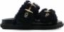 Marni Fussbett lammy slippers Zwart - Thumbnail 1