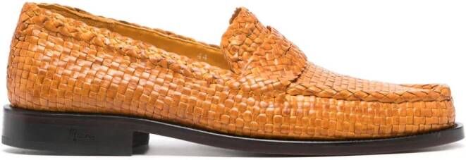 Marni Geweven loafers Oranje