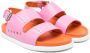 Marni Kids Leren sandalen met gesp Roze - Thumbnail 1