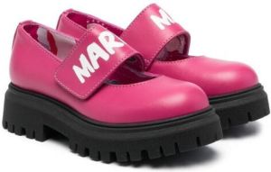 Marni Kids Loafers met logoprint Roze
