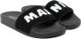 Marni Kids Badstof sandalen met logo jacquard Zwart - Thumbnail 1