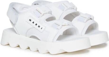 Marni Kids Leren sneakers Wit