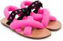 Marni Kids Sandalen met logoprint Roze - Thumbnail 1