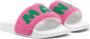 Marni Kids Slippers met logo jacquard Roze - Thumbnail 1