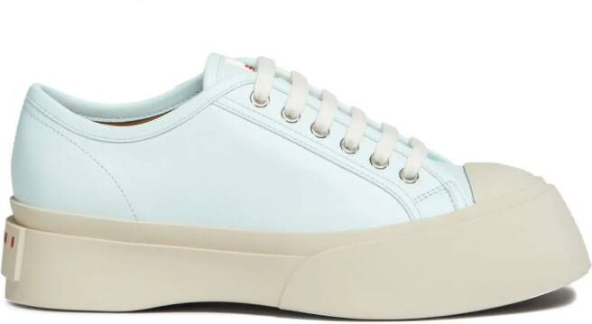 Marni Leren sneakers Blauw