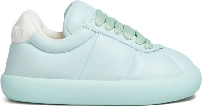 Marni Leren sneakers Blauw