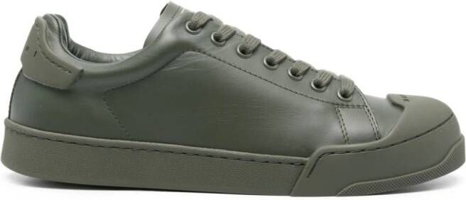 Marni Leren sneakers Groen