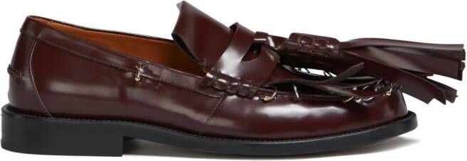 Marni Loafers met kwastje Rood