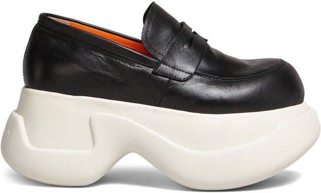 Marni Loafers met plateauzool Zwart
