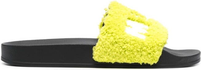 Marni Slippers met logoband Zwart