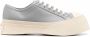 Marni Grijze Leren Sneakers met Contrasterende Zool Gray Dames - Thumbnail 2