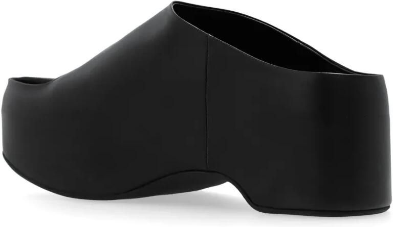 Marni 75 mm leren sandalen met sleehak Zwart - Foto 4