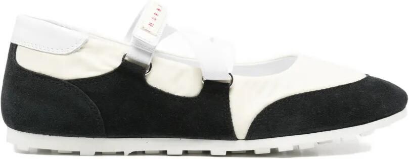 Marni Ballerina's met ronde neus Zwart
