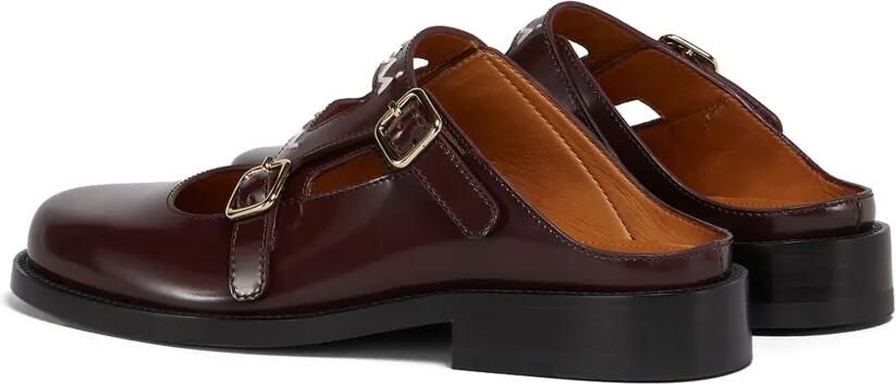 Marni Bambi 3.0 leren loafers met dubbele gesp Rood - Foto 4