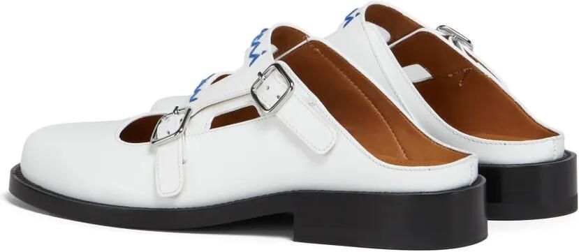 Marni Bambi 3.0 leren loafers met dubbele gesp Wit - Foto 5