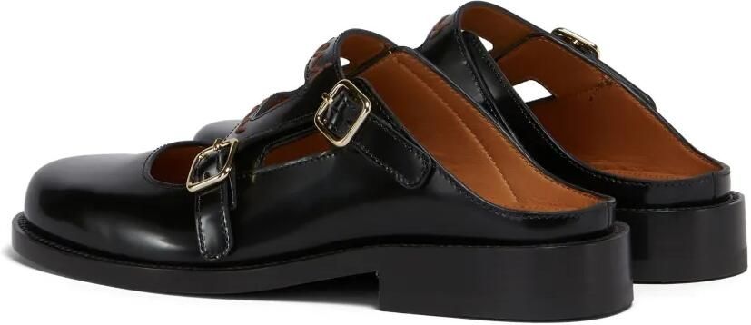 Marni Bambi 3.0 leren loafers met dubbele gesp Zwart - Foto 3