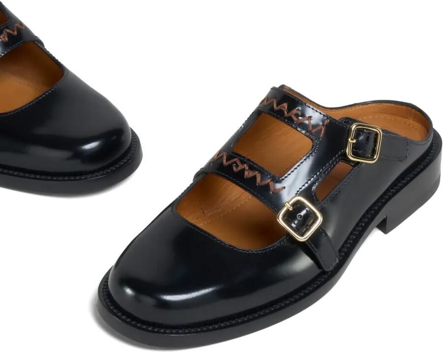 Marni Bambi 3.0 leren loafers met dubbele gesp Zwart - Foto 2