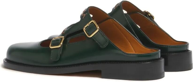 Marni Bambi 3.0 leren loafers met gesp Groen - Foto 5