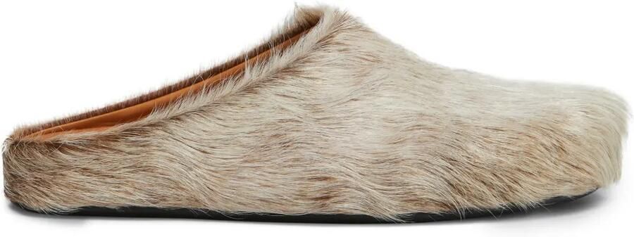 Marni Fussbet Sabot slippers Beige