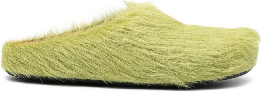 Marni Fussbet Sabot slippers Groen