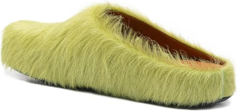 Marni Fussbet Sabot slippers Groen - Foto 4