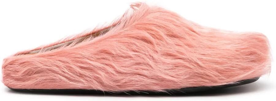 Marni Fussbett kalfsleren sabots Roze