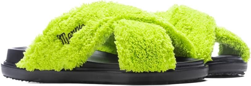 Marni Fussbett sandalen Groen - Foto 3