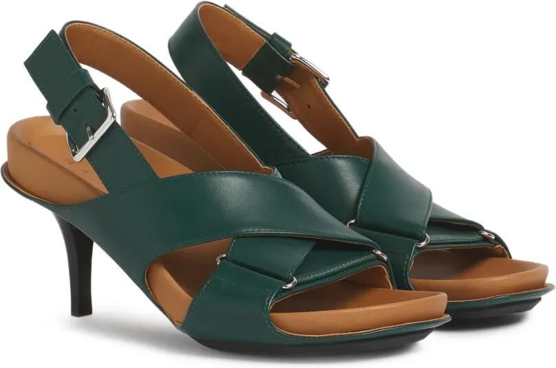 Marni Fussbett sandalen met gekruiste bandjes Groen - Foto 2