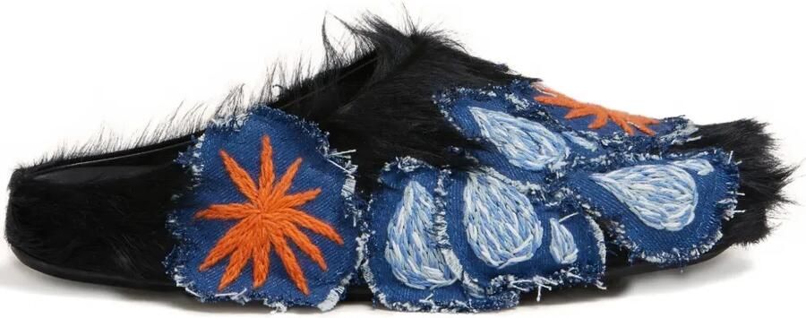 Marni Fussbett slippers Zwart