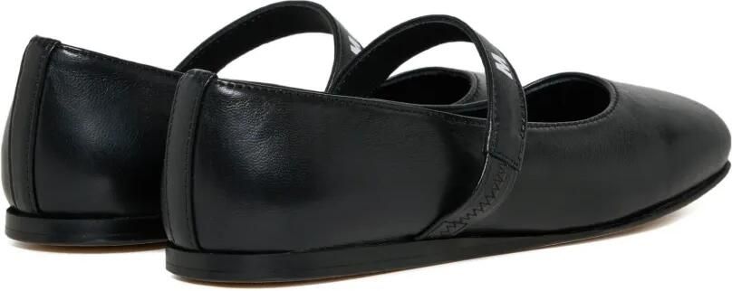 Marni Kids Ballerina's met vierkante neus Zwart - Foto 3
