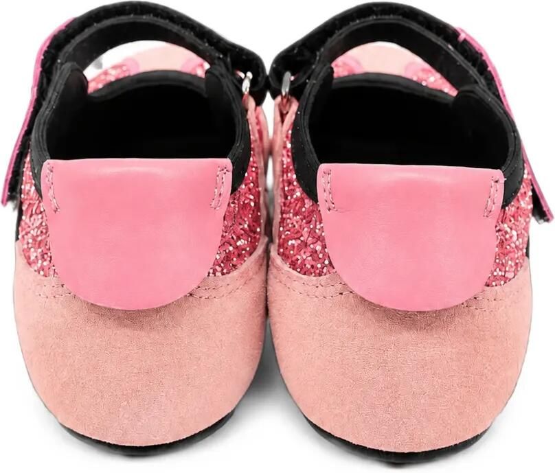 Marni Kids Ballerina's verfraaid met glitters en klittenband Roze - Foto 3