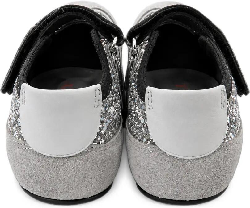 Marni Kids Ballerina's verfraaid met glitters en klittenband Zilver - Foto 3