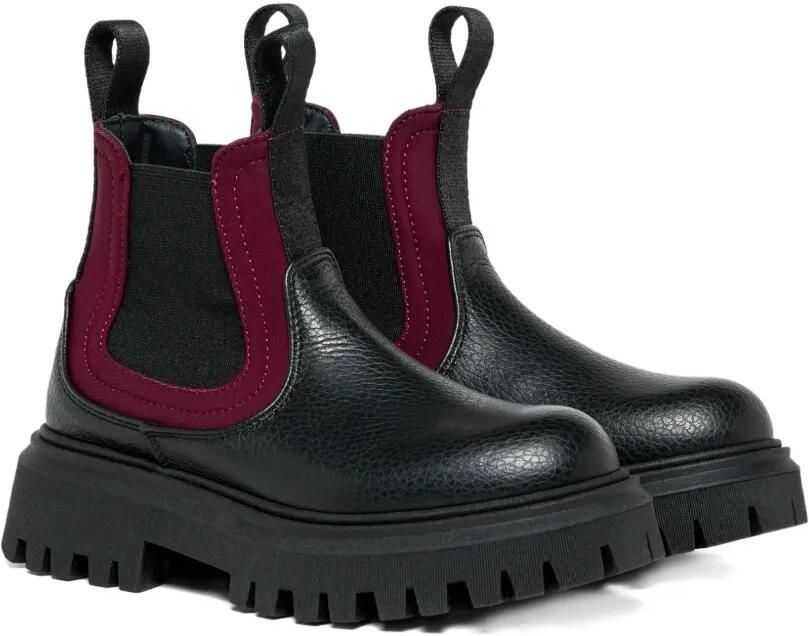Marni Kids Chunky laarzen met elastische vlakken Zwart